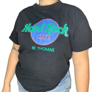 Vintage Hard Rock Cafe St. Thomas Graphic Tee Shirt T-Shirt Large